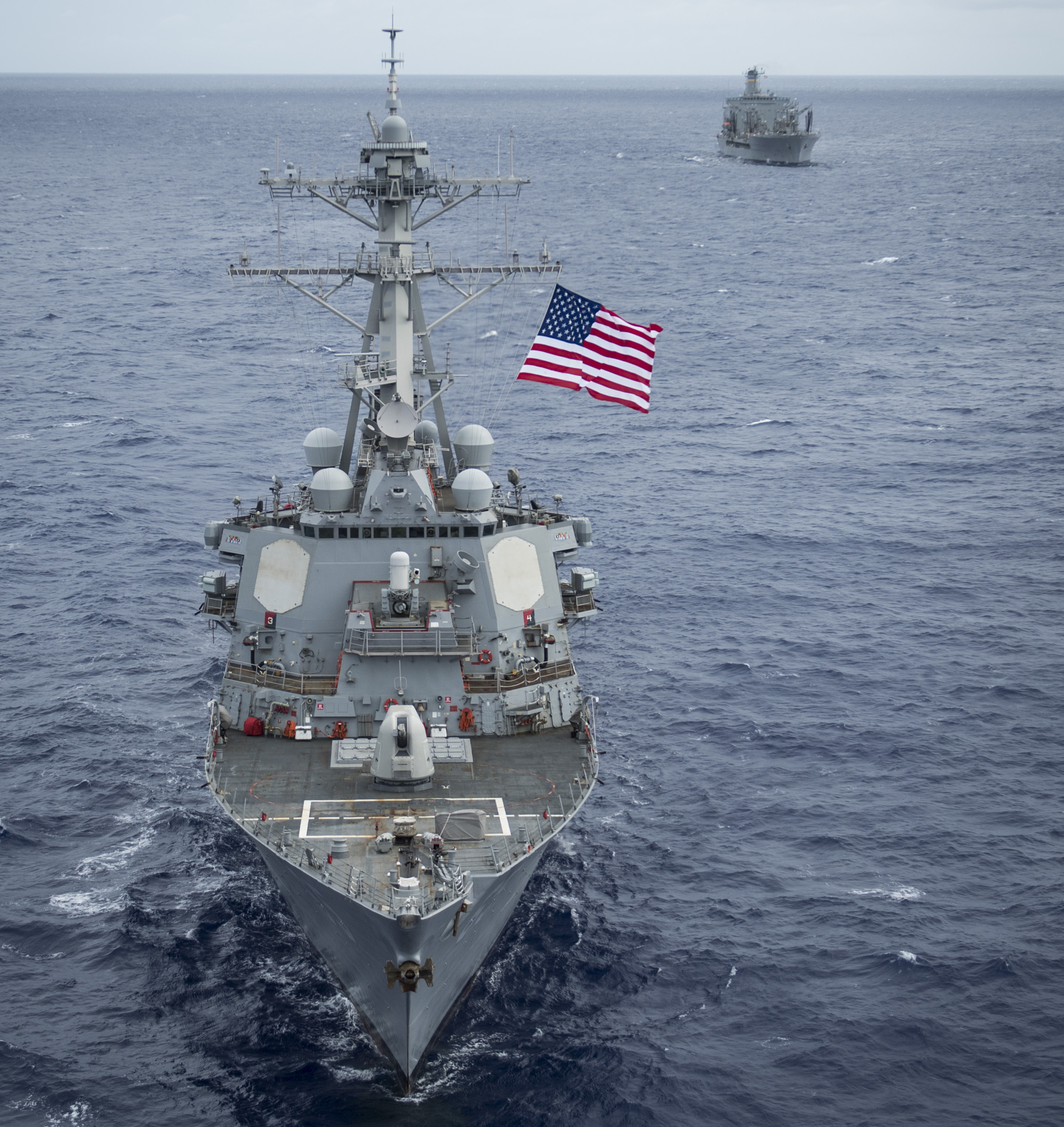 Destroyer USS Benfold Back in Yokosuka with 'Slight Dent' After Tug