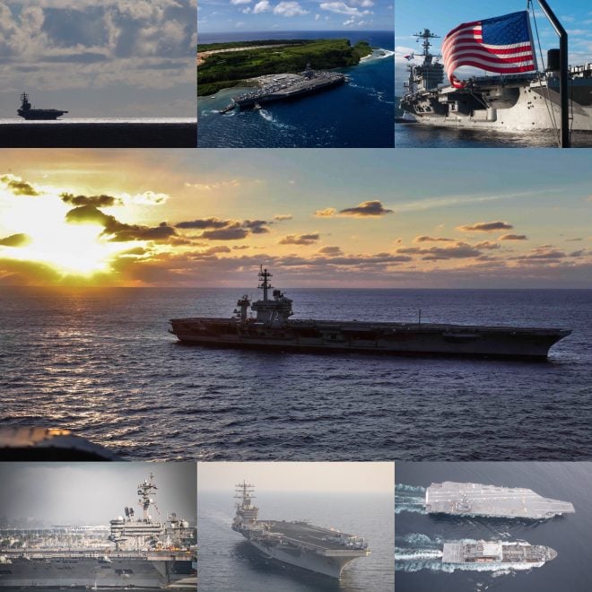 UPDATED: 7 U.S. Aircraft Carriers Are Now Simultaneously Underway