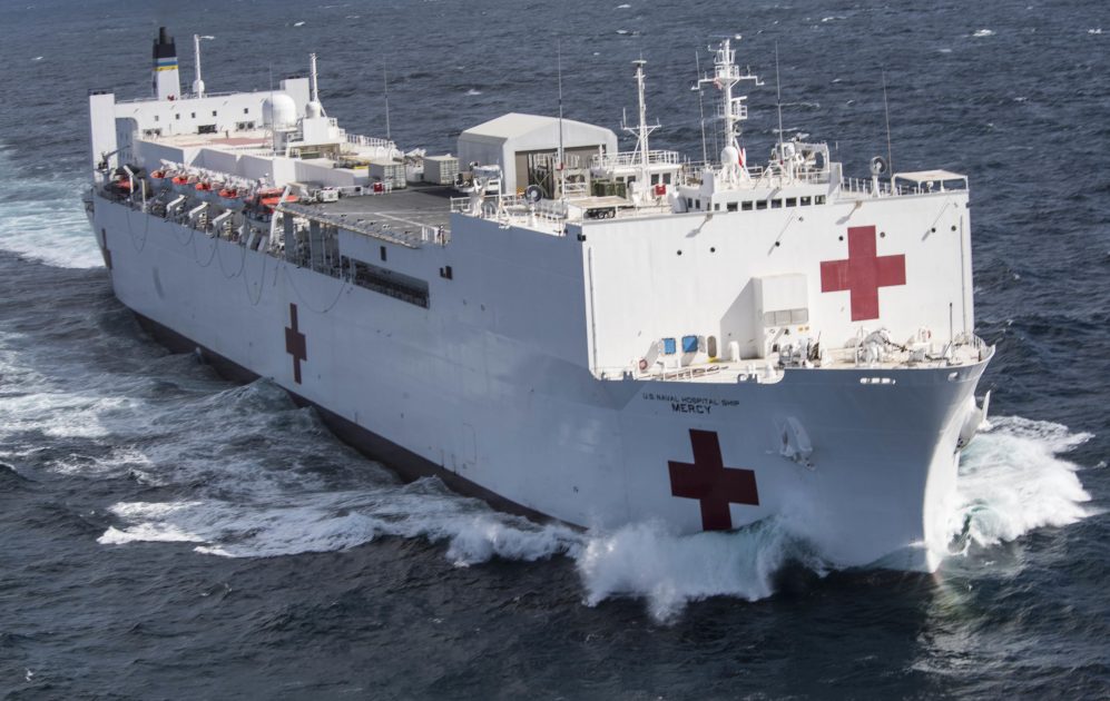 UPDATED: Pentagon Preparing Navy Hospital Ships Mercy, Comfort for ...