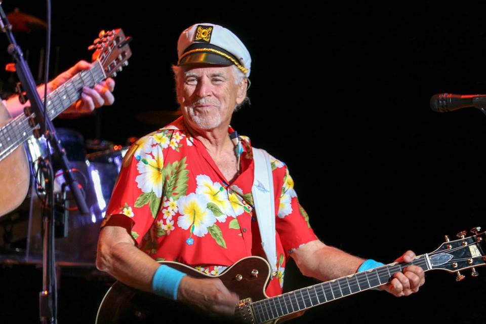 Jimmy Buffett performing at Alumni Hall on March 28, 2018. 