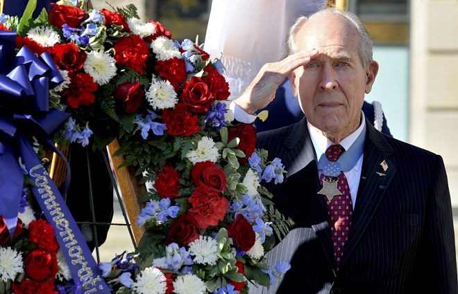 VIDEO: MoH Recipient, Korean War Aviator Thomas Hudner Interred at Arlington National Cemetery