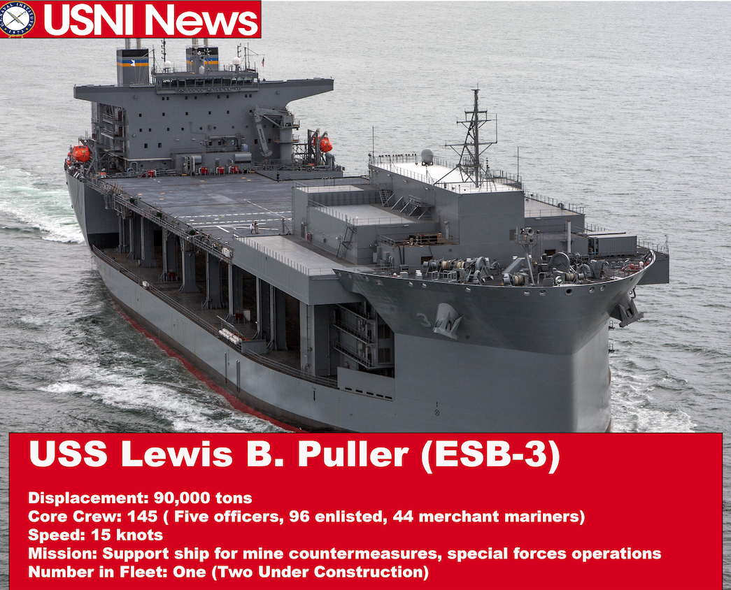 Puller ESB-3 Patch Full Color USS Lewis B