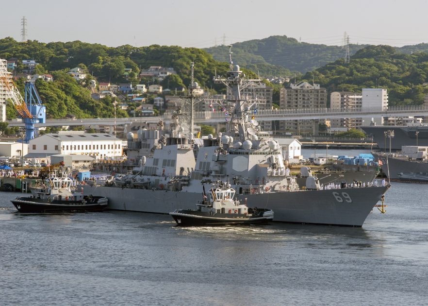 PHOTOS: USS Milius Arrives In New Homeport Yokosuka - USNI News