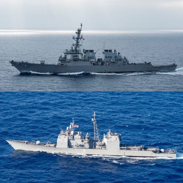 Two U.S. Warships Conduct South China Sea Freedom Of Navigation ...