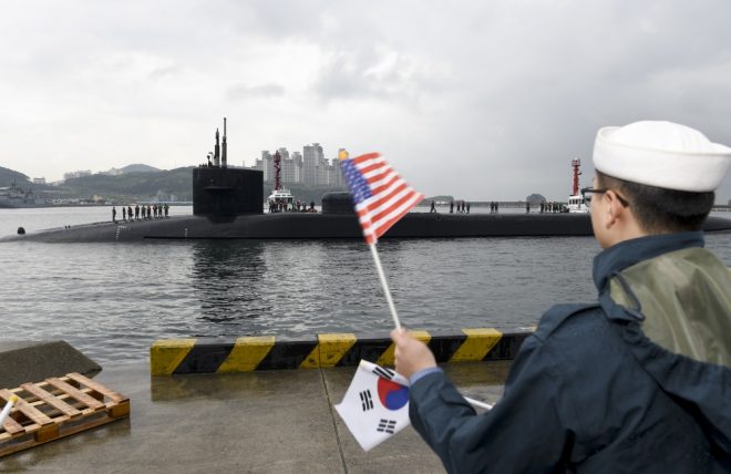 Trump, Kim Joint Summit Statement Could Restrict U.S. Navy Presence Near Korean Peninsula
