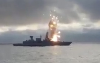 VIDEO: Missile Explodes Over German Frigate During Training Exercise ...