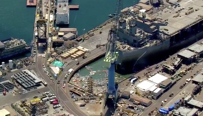 Navy: Dry Dock Accident Will Set Back Miguel Keith Construction At Least 6 Months
