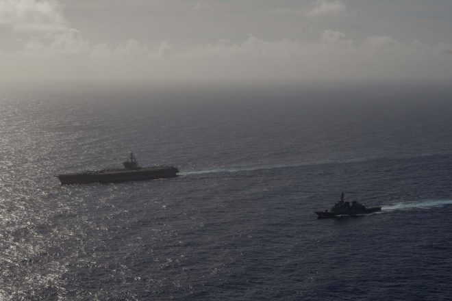 Ronald Reagan Carrier Strike Group Out on Patrol