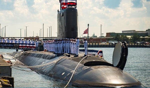 Navy Accepts Delivery Of Attack Submarine USS South Dakota (SSN-790)