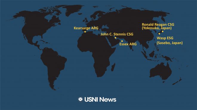 USNI News Fleet and Marine Tracker: Dec. 31, 2018