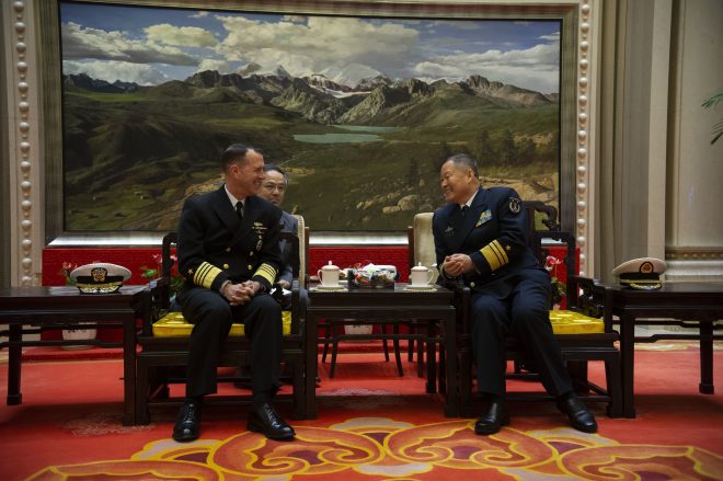 Richardson, Chinese Navy Chief Discuss Maritime Operations In Beijing