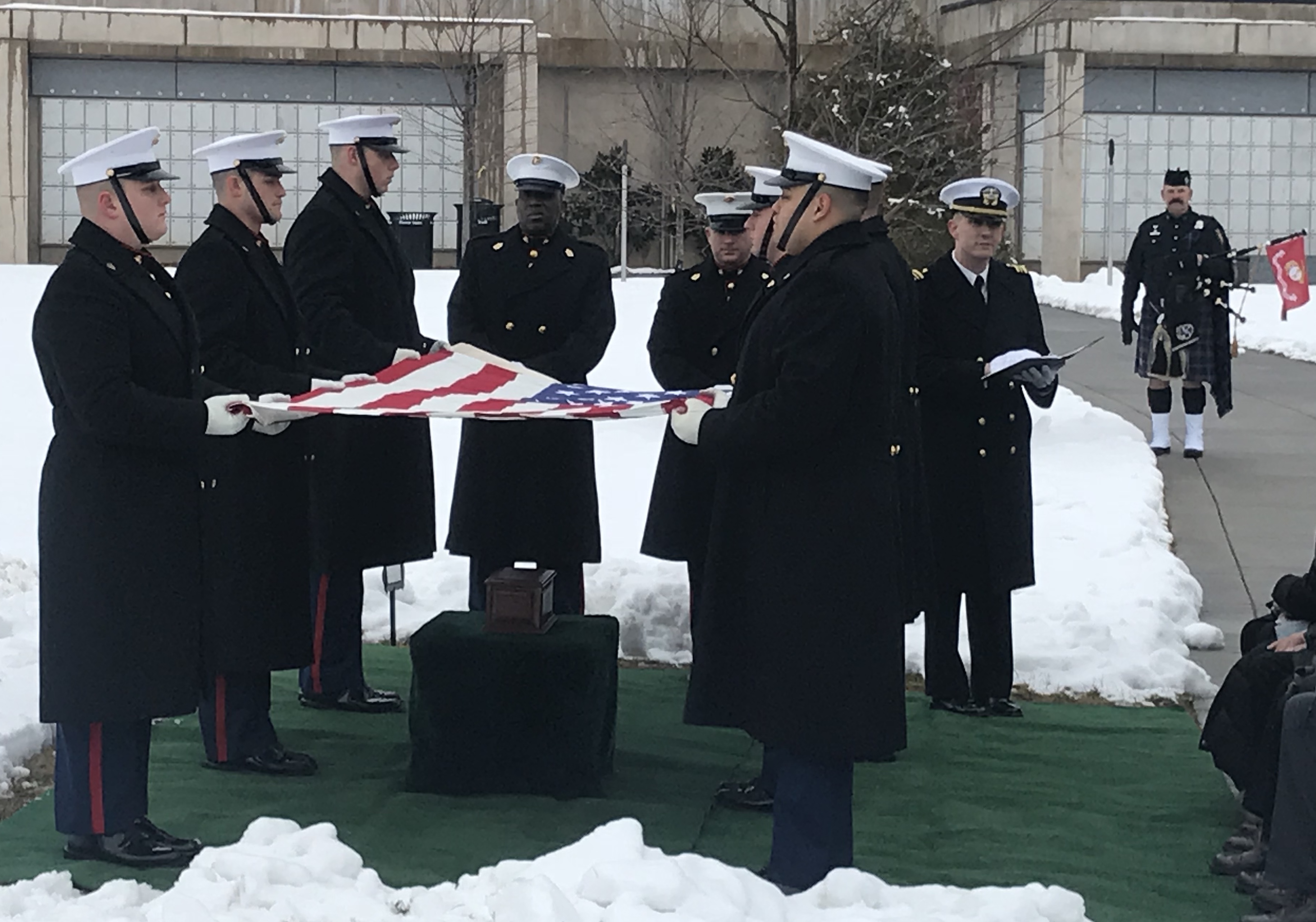 VIDEO Marine, Actor R. Lee Ermey Buried in Arlington