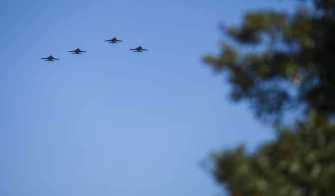 USNI News Video: All-Female 'Missing Woman' Flyover Honors First Female Navy Jet Pilot