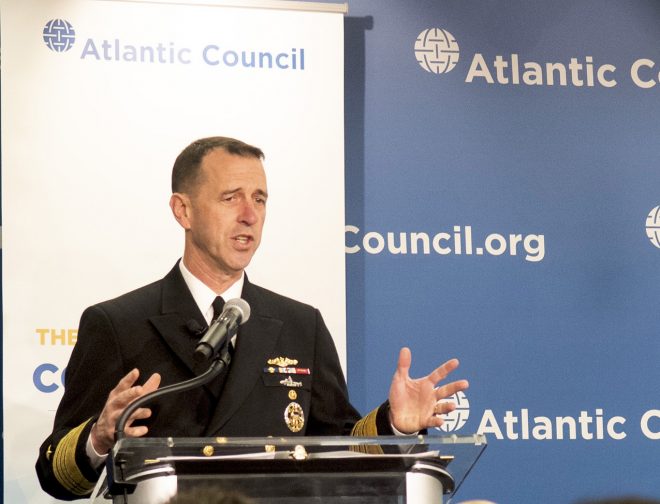 CNO Richardson Calls for Tougher Actions in Gray Zone Conflicts with Russia, China