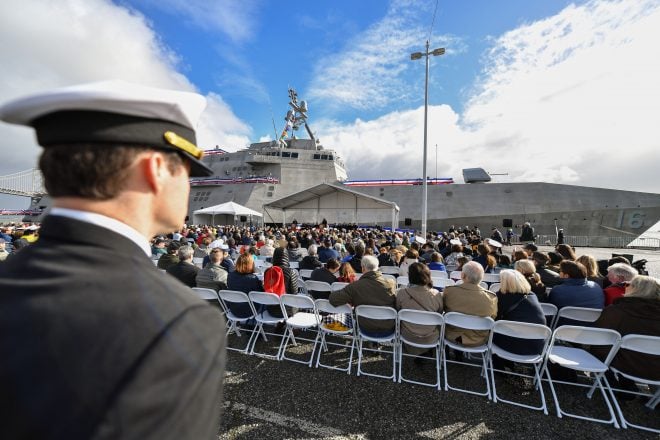 VIDEO: USS Tulsa Commissioning Ceremony