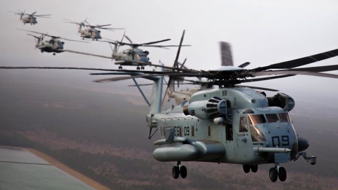 Marines' CH-53E Helos Seeing Sharp Uptick in Readiness, Amid Replacement's Testing Delays