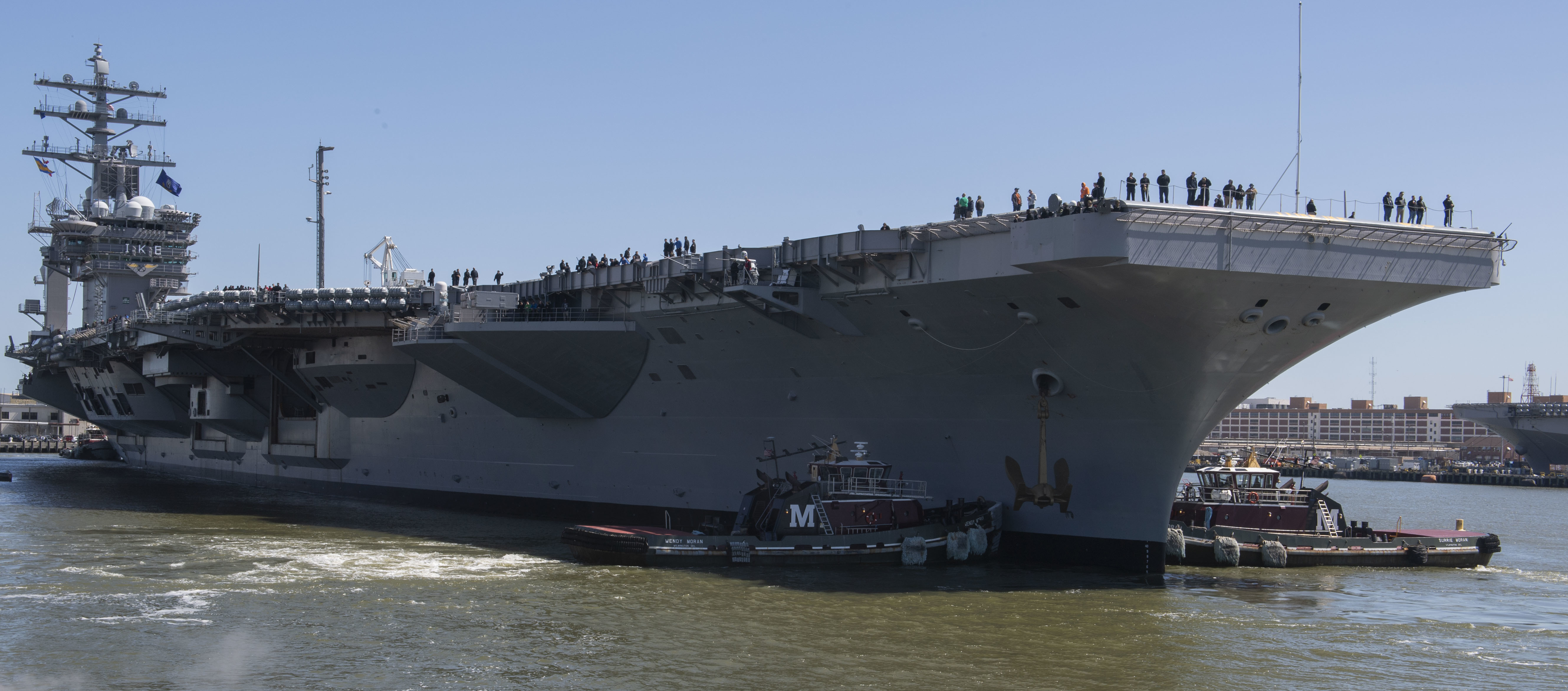 Carrier Eisenhower Back to Sea After Planned 6-Month Repair Period ...