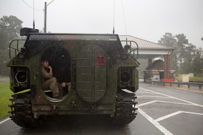 Carolina Marines Ride Out Hurricane Dorian