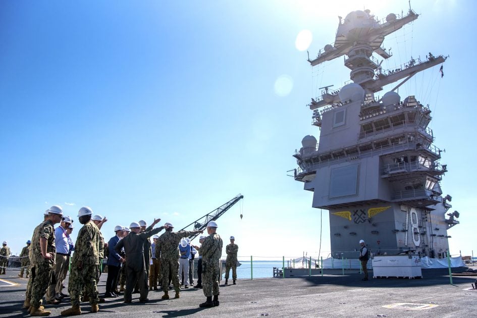 Carrier Ford Will Likely Have Only Two Weapon Elevators Ready When it ...