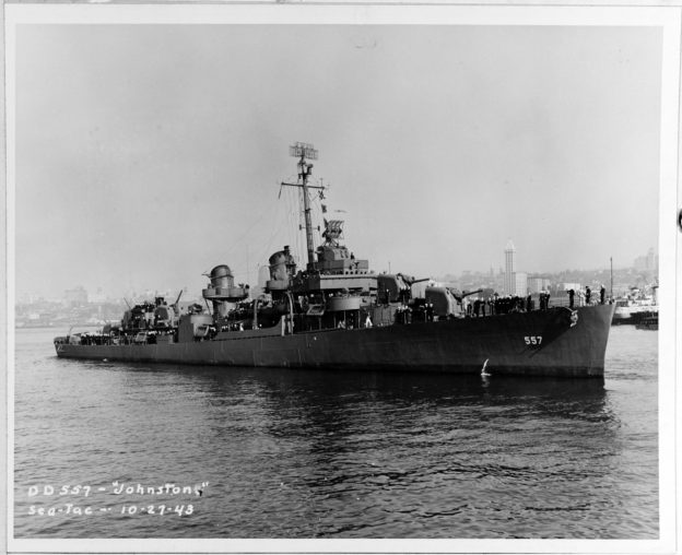 Wreck Of Famed WWII Destroyer USS Johnston May Have Been Found - USNI News