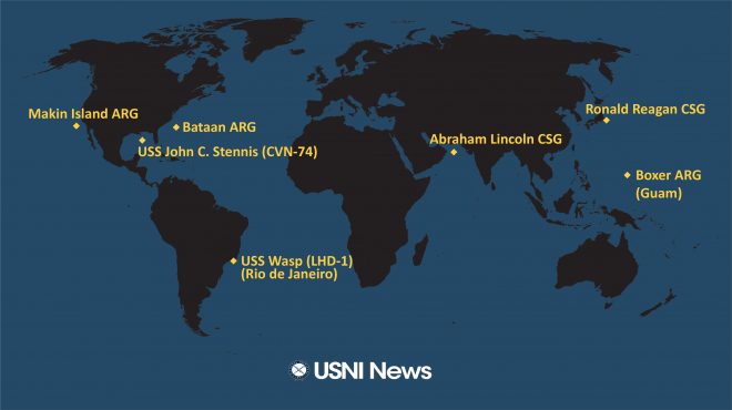 USNI News Fleet and Marine Tracker: Nov. 4, 2019