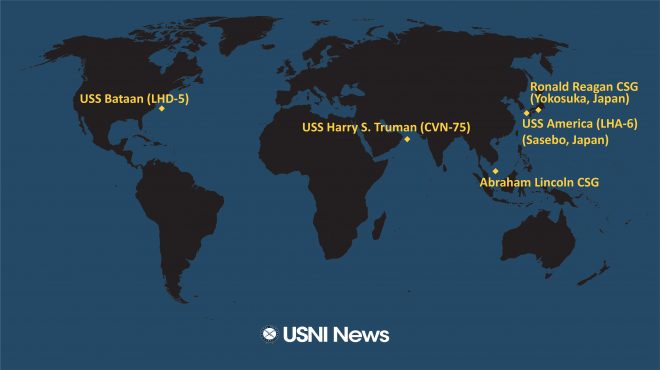 USNI News Fleet and Marine Tracker: Dec. 23, 2019