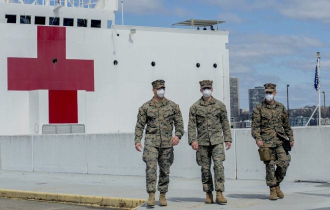 UPDATED: COVID-19 Patients Accidentally Transferred to Hospital Ship Comfort; Pentagon Easing Rules on Patients Treated