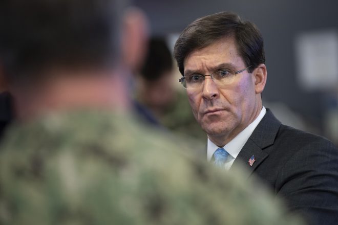 SECDEF Esper Extends Pentagon 'Stop Movement' Order Until Late June