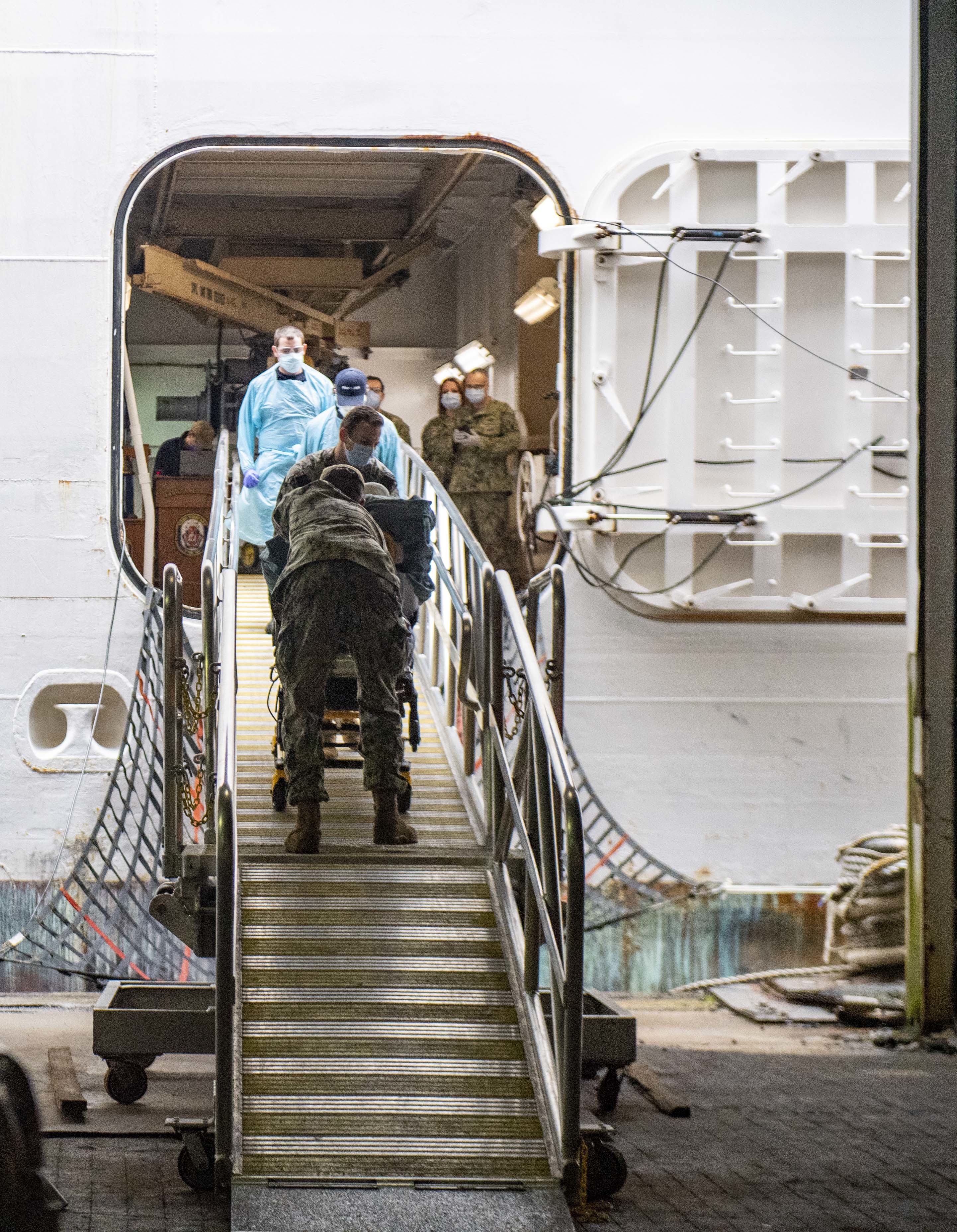Hospital Ship Comfort Ends Nyc Covid 19 Mission After Treating 1 Patients Usni News