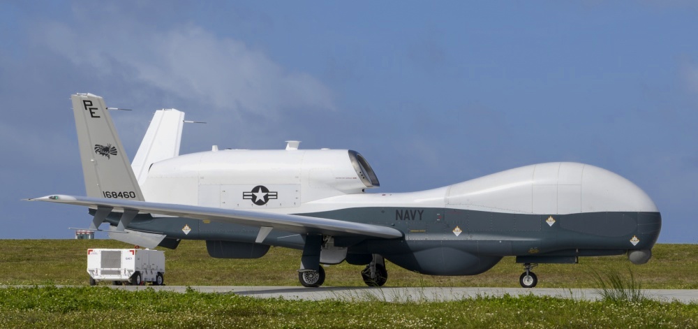 Navy MQ-4 Triton Flying Operational Missions From Guam