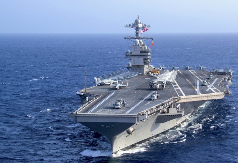 USS Gerald Ford EMALS Launching System Suffers Fault During Testing ...