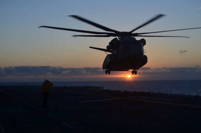 VIDEO: Marines Pleased With CH-53K Success During Sea Trials Aboard USS Wasp
