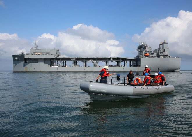 Expeditionary Seabase USS Hershel 'Woody' Williams Deploys for AFRICOM