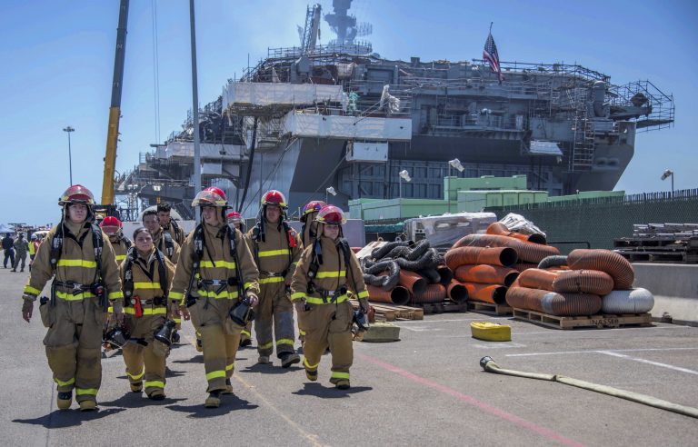 USS Bonhomme Richard Fire Extinguished; CO Thanks Crew for 'Strength ...