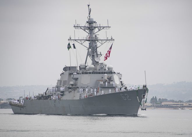 USS Fitzgerald Arrives in San Diego; USS McCampbell Leaves Japan for ...