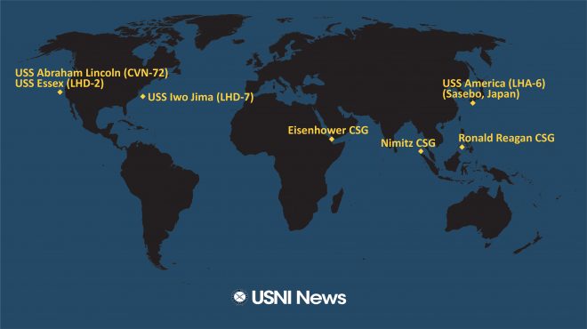 USNI News Fleet and Marine Tracker: July 20, 2020