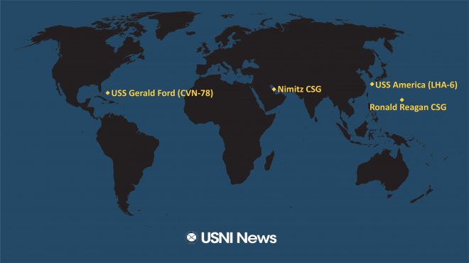 USNI News Fleet and Marine Tracker: Sept. 21, 2020