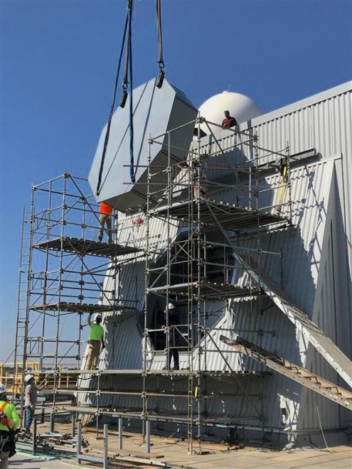 Navy's 'Cruiser in the Cornfield' Gets Radar Upgrade