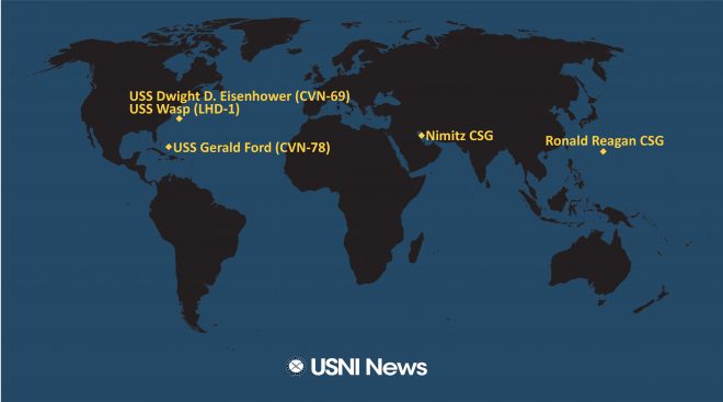 USNI News Fleet and Marine Tracker: Oct. 5, 2020