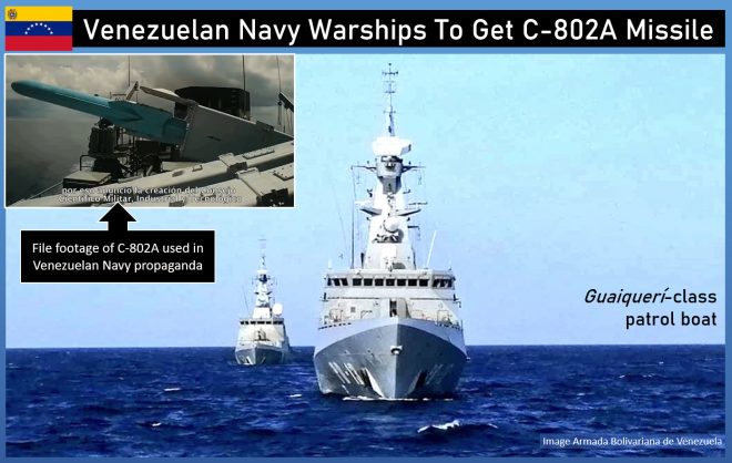 China Arming Venezuelan Navy With Anti-Ship Missiles