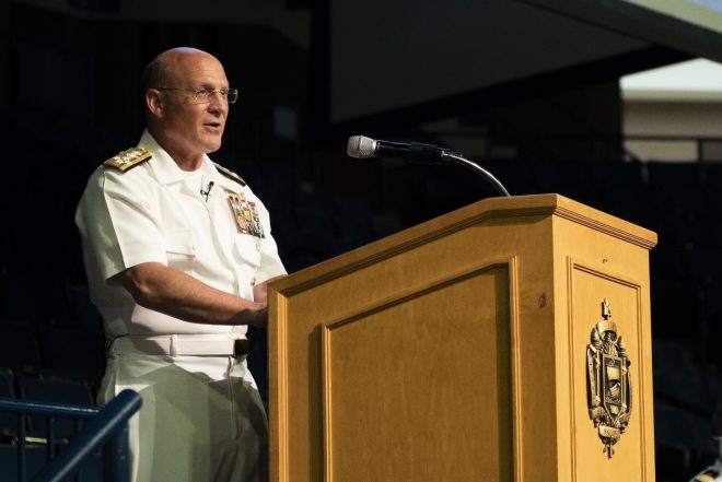 CNO Gilday Ready to Act on Parts of Future Fleet Plan — As Long As It Doesn't Hurt Readiness