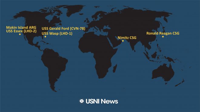 USNI News Fleet and Marine Tracker: Nov. 9, 2020