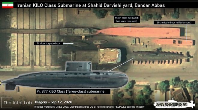 Iran’s Best Submarines Have Been Out of the Water for a Month