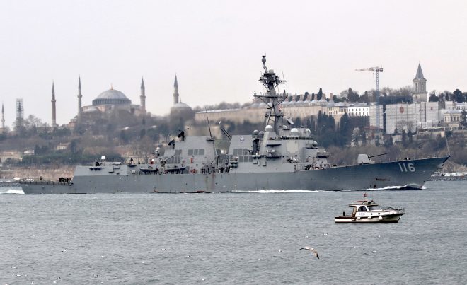 UPDATED: USS Monterey, USS Thomas Hudner Enter Black Sea for ‘Multi-Domain’ Operations