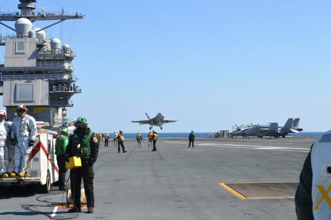 As USS Gerald R. Ford Nears Shock Trials, Carrier Remains Busy With ...