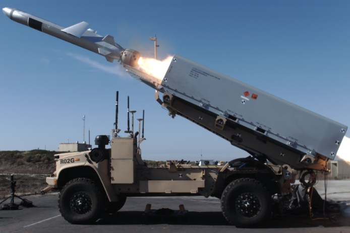 First Image of Marines' New Anti-Ship Missile Unmanned Truck