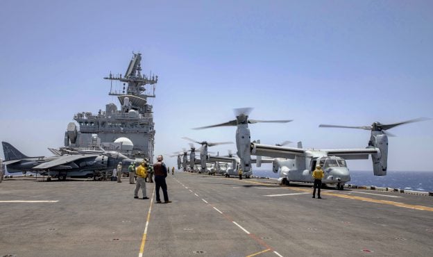 Iwo Jima Amphibious Ready Group, 24th MEU in Atlantic Bound for the