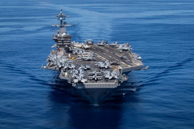 Vinson Carrier Strike Group Drilling Near Hawaii Ahead of First Deployment With F-35Cs