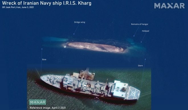 Loss Of Iranian Navy Ship Mutes Tehran S Global Ambitions 3rd Warship Lost Since 18 Usni News