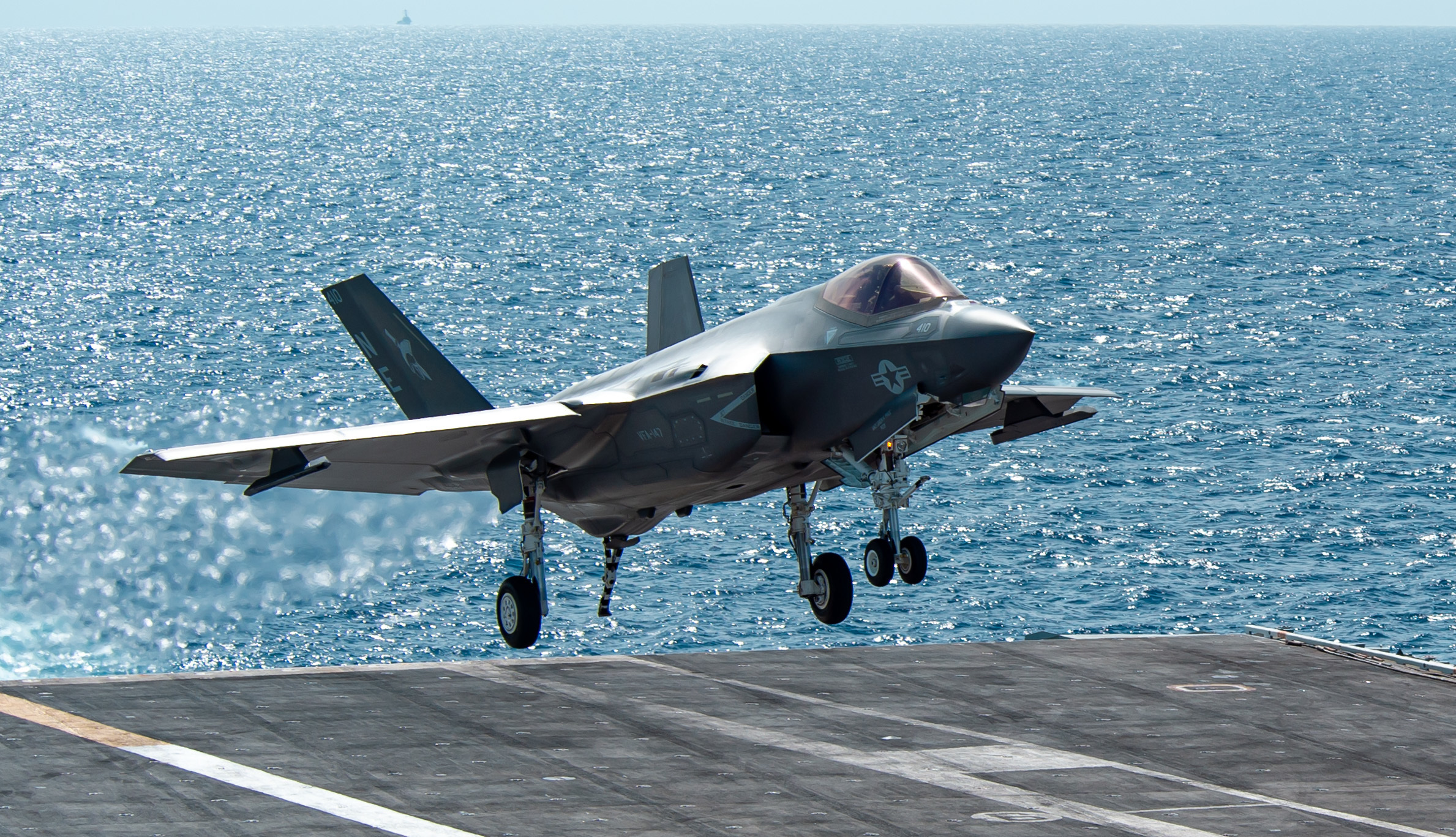 Carrier-based F-35C fighter jet